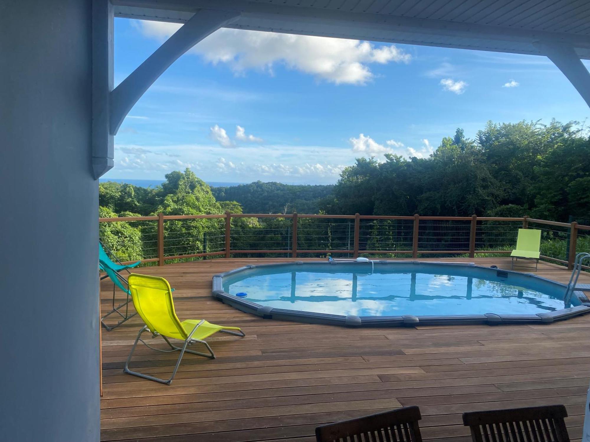 Les Terrasses De Maelle - Jolie Villa F4 Vue Mer Riviere-Salee Esterno foto