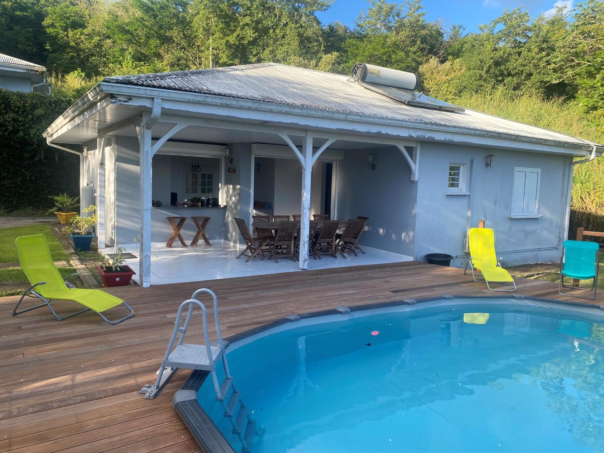 Les Terrasses De Maelle - Jolie Villa F4 Vue Mer Riviere-Salee Esterno foto