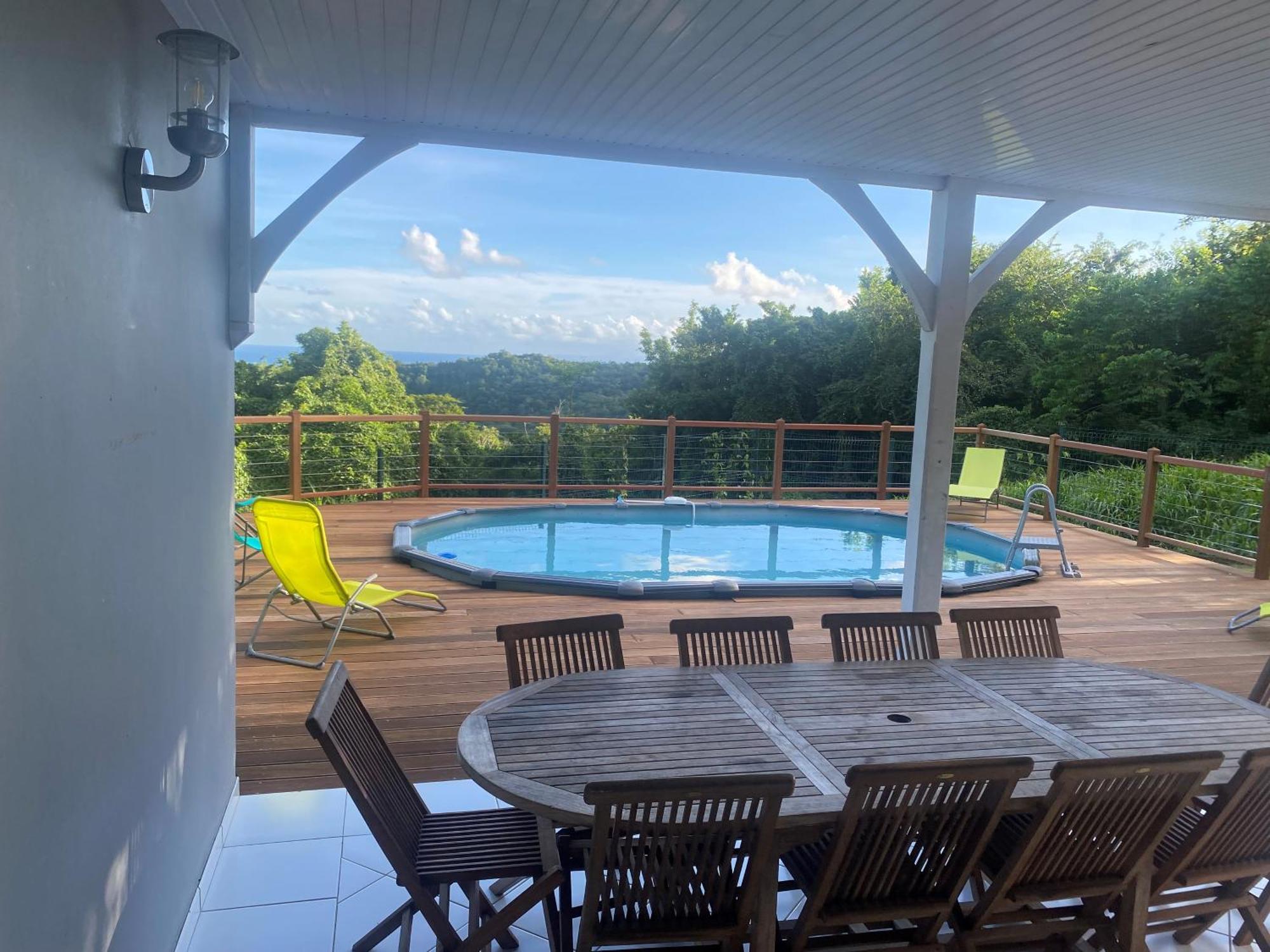 Les Terrasses De Maelle - Jolie Villa F4 Vue Mer Riviere-Salee Esterno foto